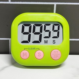 Digital Timer with Magnetic Back, Big Numbers, and ON/Off Switch - AA Battery Not Included
