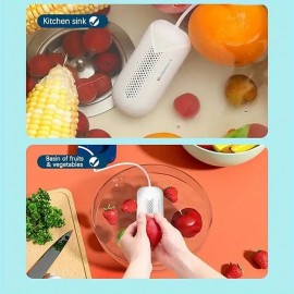 Portable Fruit And Vegetable Cleaning Purifier Meat Vegetables And Fruit Disinfection Cleaning Machine Automatic Household To Farm Residue Vegetable Washing Machine

