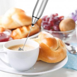 Milk Frother Handheld with 3 Heads Coffee Whisk Foam Mixer with USB Rechargeable 3 Speeds Electric Mini Hand Blender for Latte Cappuccino Hot Chocolate Egg
