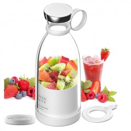 350ml Portable Juicers Blender, USB Rechargeable Mini Blender Juicer Extractor Machine, Portable Blender Bottle Electric Juicer Wireless Fresh Juice Extractors, Mixer Smoothie Squeezer Bullet Blender
