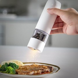 Electric Automatic Salt and Pepper Grinder Set Rechargeable With USB Gravity Spice Mill Adjustable Spices Grinder Kitchen tools
