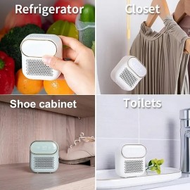New Mini Refrigerator Deodorizer Home Led Air Purifier 3 Ozone Sterilization Fruit Preservation
