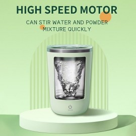 350ml Automatic Self Stirring Mug Coffee Milk Juice Mixing Cup Electric Stainless Steel Lazy Rotating Mug Magnetic Stirring Cup
