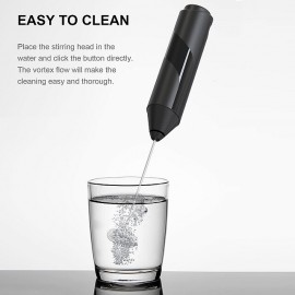 Electric Milk Frother Handheld Automatic Rotary Egg Beater Coffee Foamer Drink Mixer Whisk ABS Plastic Cooking Stirring Tools

