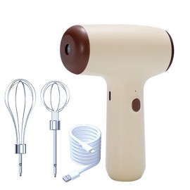 5 Speed Hand Held Electric Egg Beater USB Rechargeable Automatic Stirring Machine Two Sticks Mini Cream Whisk Kitchen Baking
