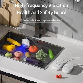 USB Portable Fruit and Vegetable Cleaner Purifier Remove Pesticide Residues Disinfection Food Sterilize
