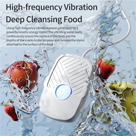 USB Portable Fruit and Vegetable Cleaner Purifier Remove Pesticide Residues Disinfection Food Sterilize
