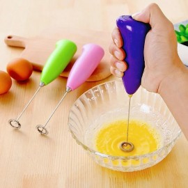 Stainless Steel Handheld Electric Blender Egg Whisk Coffee Milk Frother
