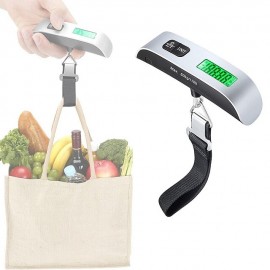 Portable LCD Digital Luggage Weight Scales Hanging Suitcase Baggage Travel Scale with Belt for Electronic Weight Tool 50kg/110lb
