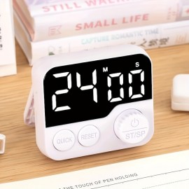 Multifunctional Rotary Timer Kitchen Timer LED Time Manager Student-specific Cooking And Baking Timer
