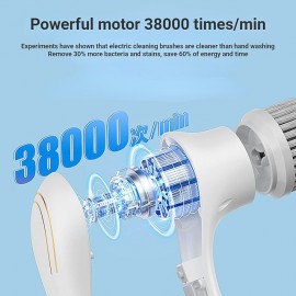 5 In 1 Electric Cleaning Brush Bathroom Kitchen Wash Brush USB Handheld Bathtub Sink Brush Automatic Window Cleaning Brush Tool
