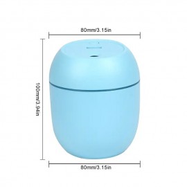USB Portable Air Humidifier 7.44oz Essential Oil Diffuser Modes Auto Off With LED Light For Home Car Mist Maker Face Steamer Car Air Fresheners For Classroom School Bedroom Office
