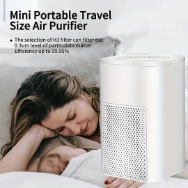 1pc Portable Air Purifier USB Car Purifier Negative Ion Purification Formaldehyde Removal Sterilization Odor Removal Smoke Odor Removal Car Office Bedroom Shithouse
