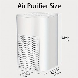 1pc Portable Air Purifier USB Car Purifier Negative Ion Purification Formaldehyde Removal Sterilization Odor Removal Smoke Odor Removal Car Office Bedroom Shithouse
