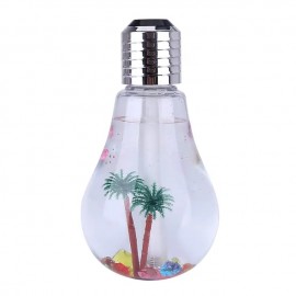 1pc 400ml Colorful Bubble Lamp Portable Mini Humidifier - Small Cool Mist USB Personal Desktop Humidifier for Bedroom Travel Office and Home
