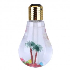 1pc 400ml Colorful Bubble Lamp Portable Mini Humidifier - Small Cool Mist USB Personal Desktop Humidifier for Bedroom Travel Office and Home
