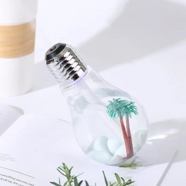 1pc 400ml Colorful Bubble Lamp Portable Mini Humidifier - Small Cool Mist USB Personal Desktop Humidifier for Bedroom Travel Office and Home
