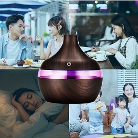 300ml Large Capacity Silent Ultrasonic Aromatherapy Atomizer Humidifier Relieve Dry Skin and Congestion Improve Sleep Quality and Air Quality  for Home Bedroom Decoration
