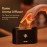 Upgraded Flame Diffuser 180ml Aromatherapy Oil Diffuser Ultrasonic Cool Mist Diffuser with Waterless Auto Shut-Off Protection,RGB Color Flame Lights for Home Office
