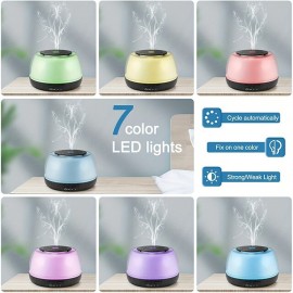 300ml Essential Oil Diffuser With USB Cable Remote Control 7-LED Color Changing Light Ultrasonic Cool Mist Mini Aromatherapy Air Humidifier For Room Home Bedroom
