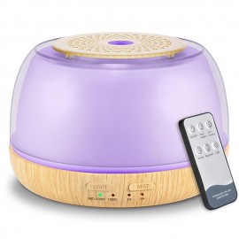 300ml Essential Oil Diffuser With USB Cable Remote Control 7-LED Color Changing Light Ultrasonic Cool Mist Mini Aromatherapy Air Humidifier For Room Home Bedroom
