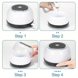 300ml Essential Oil Diffuser With USB Cable Remote Control 7-LED Color Changing Light Ultrasonic Cool Mist Mini Aromatherapy Air Humidifier For Room Home Bedroom
