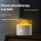Planet Volcanic Flame Aroma Diffuser Humidifier Ultrasonic Air Humidifier With Light Simulation Colorful Flame Fragrance Machine
