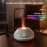 New Essential Oil Diffuser Air Humidifier Ultrasonic Cool Mist Maker Fogger with 7-color Flame Lamp Aroma Diffuser
