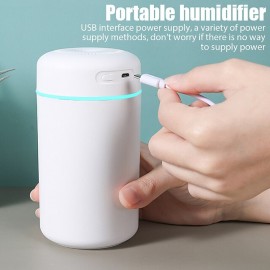 Portable 420ml Air Humidifier Aroma Oil Humidificador for Home Car USB Cool Mist Sprayer with Colorful Soft Night Light
