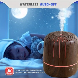 7 colors Upgraded Essential Oil Diffuser with Cool Mist Humidifier and Auto-Off - Perfect for Aromatherapy and Home/Office Use
