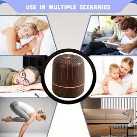 7 colors Upgraded Essential Oil Diffuser with Cool Mist Humidifier and Auto-Off - Perfect for Aromatherapy and Home/Office Use
