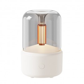 Candlelight Aroma Diffuser Portable 120ml Electric USB Air Humidifier Cold Fog Machine Atomizer with LED Night Light
