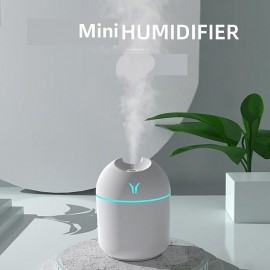 250ML Mini Air Humidifier USB Aroma Essential Oil Diffuser For Home Car Ultrasonic Mist Maker with LED Color Night Lamp Diffuser
