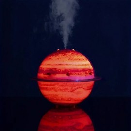 Galaxy Humidifier with Colorful Lights and Large Spray - USB Powered Air Humidifier for Home Office and Bedroom - Enhance Your Atmosphere with Night Light
