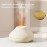 Volcano Air Humidifier Aroma Diffuser Essential Oil Lamp 130ml USB Portable Air Humidifier with 7 Colors Flame Night Light
