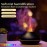 Volcano Air Humidifier Aroma Diffuser Essential Oil Lamp 130ml USB Portable Air Humidifier with 7 Colors Flame Night Light
