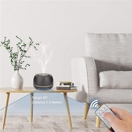 300ML Aroma Essential Oil Diffuser8 Hours Wood Grain Cool Mist Aromatherapy Diffuser with Remote ControlUSB-C Power CableTimer 7 Color Light Changing.Scent Air Humidifier for HomeBedroom
