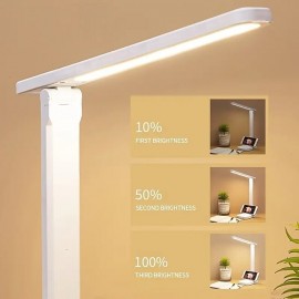1pc Table Lamp Eyes Protection Touch Dimmable LED Light Student Dormitory Bedroom Reading USB Rechargable Desk Lamp Special Gift
