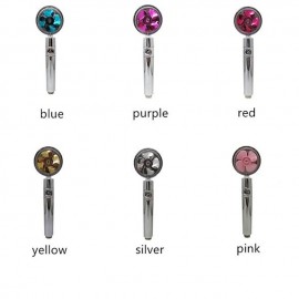 High Pressure Shower Head Water Saving Hand-held Spray Nozzle Turbocharged Shower Head With Small Fan Bathroom Supplies

