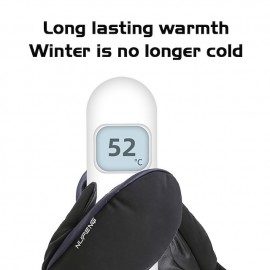 Full Finger Heated Gloves Touch Screen Waterproof Windproof Men Women Electric Heating Mittens Winter Keep Warm Thermal Gloves Skiing
