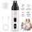 Rechargeable Electric Pet Nail Clippers - Quiet Trimmer for Cats and Dogs - USB Charging - Gentle Grooming for Paws