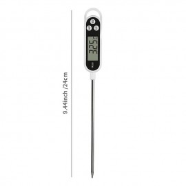 1pc Meat Food Candy Thermometer, Probe Instant Read Thermometer, Digital Cooking Kitchen BBQ Grill Thermometer With Long Probe For Liquids Pork Milk Yogurt Deep Fry Roast Baking Temperature
