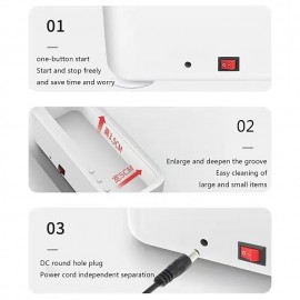 Ultrasonic Cleaning Machine Multi-functional Vibration Cleaning Machine Jewelry Glasses Watch Denture Cleaning Machine
