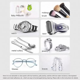 Ultrasonic Cleaning Machine Multi-functional Vibration Cleaning Machine Jewelry Glasses Watch Denture Cleaning Machine

