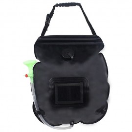 20L Water Bags Outdoor Camping Hiking Solar Shower Bag Heating Camping Shower Climbing Hydration Bag Hose Switchable Shower Head
