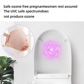 Toilet Deodorizer With Incense Home Generation Mini Air Purifier LED Ultraviolet Toilet Disinfection Lamp Uvc Germicidal Lamp
