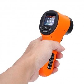 1PC Non-Contact Infrared Kitchen Thermometer Handheld Digital Infrared Thermometer IR Laser Thermometer -5050/550 Industrial Thermometer Meter Pyrometer(without Battery)
