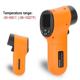 1PC Non-Contact Infrared Kitchen Thermometer Handheld Digital Infrared Thermometer IR Laser Thermometer -5050/550 Industrial Thermometer Meter Pyrometer(without Battery)
