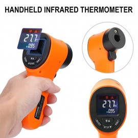 1PC Non-Contact Infrared Kitchen Thermometer Handheld Digital Infrared Thermometer IR Laser Thermometer -5050/550 Industrial Thermometer Meter Pyrometer(without Battery)
