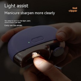 Electric Nail Clipper Safety Automatic Fingernail Clipper Portable Nail Trimmer Electric Nail Trimmer Manicure Tool For Kids Adults Elderly
